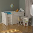 Compact Spacesaver Single Bed With Cupboard Doors